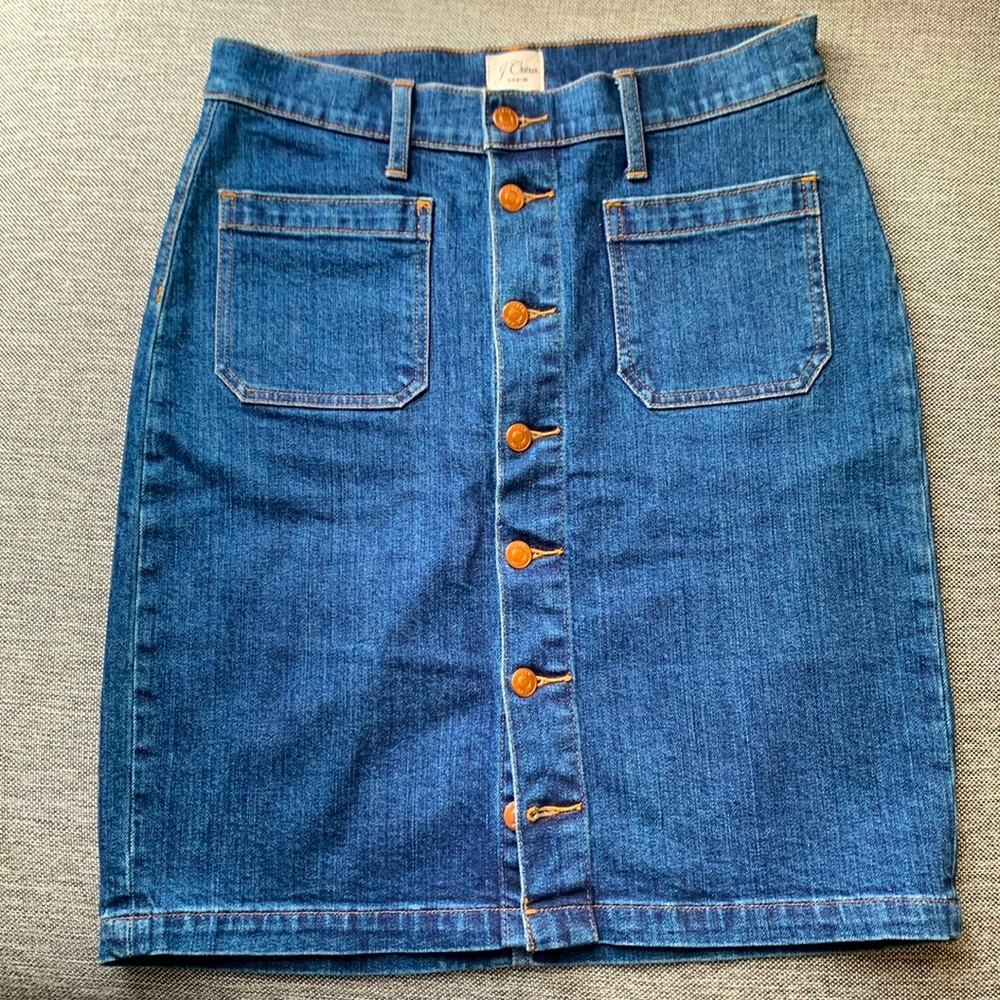 J. Crew Denim Skirt, sz 28